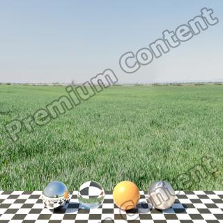 HDR Panorama 360° of Background Field